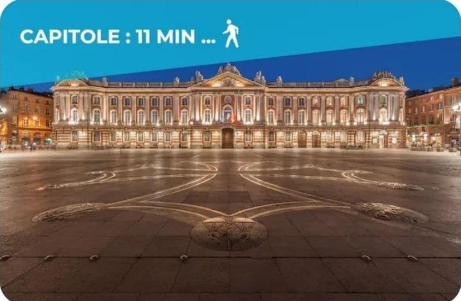 T3 Petit Confort - Proche Commodites - Parking Prive Toulouse Exterior photo