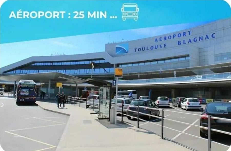 T3 Petit Confort - Proche Commodites - Parking Prive Toulouse Exterior photo